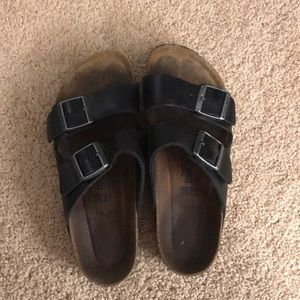 Black Arizona Birkenstocks